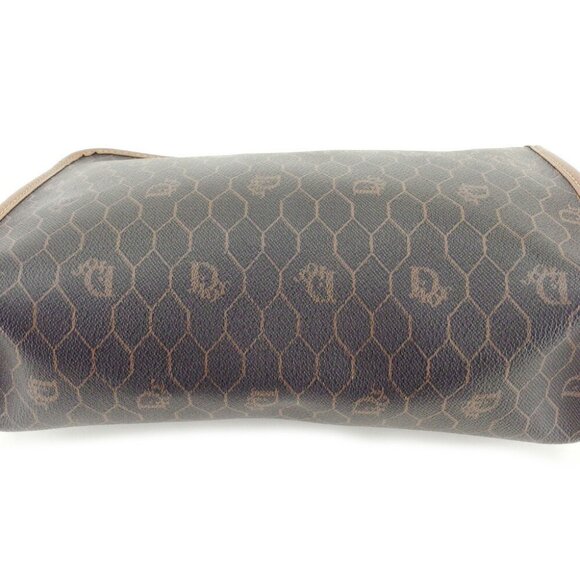 DIOR Clutch Bag Logo Pattern PVC ?~ Leather Authentic USED T8881 - Picture 4 of 7